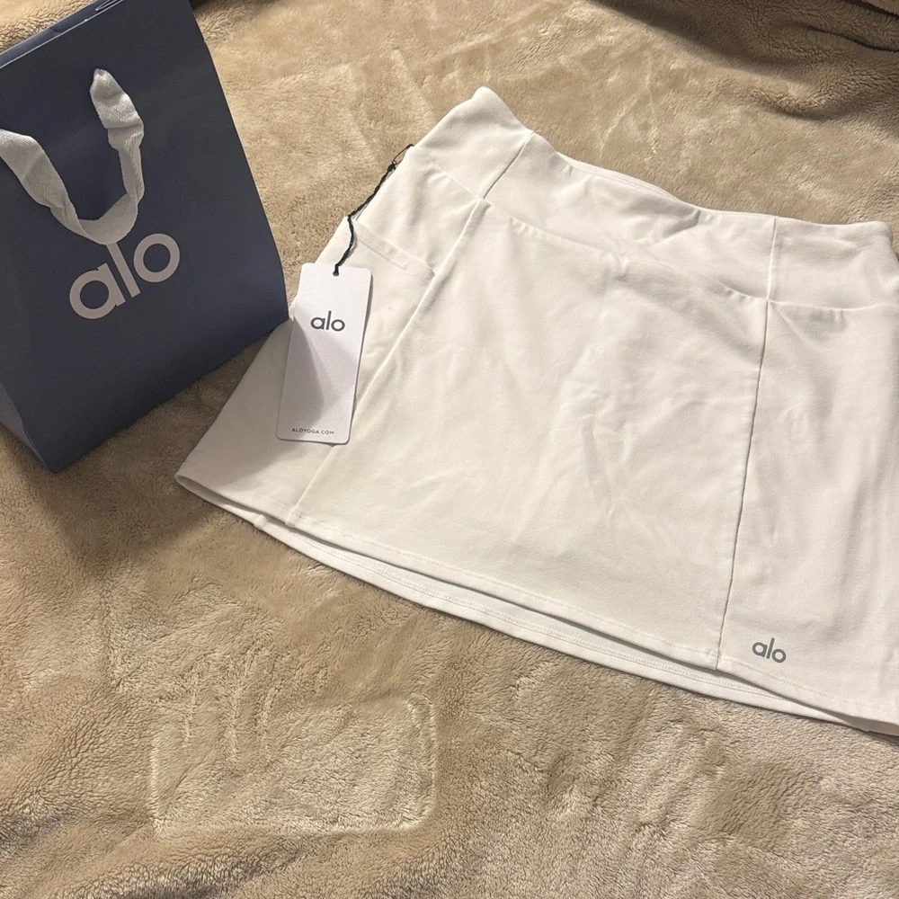ALO Airbrush High-Waist Good Form Tennis Skirt
